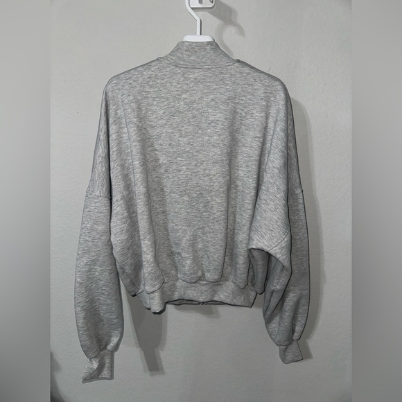 Blogilates Gray Full Zip Up Medium - Picture 2 of 7